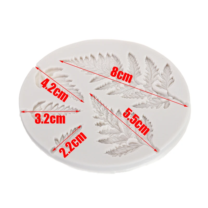 Пищевой силикон тропические растения Мимоза форма для помадки на торт DIY Детский