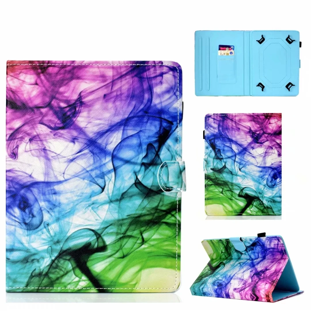 Style 1-YW Универсальный чехол для Alcatel ONETOUCH ONE TOUCH 1 T/PIXI4/PIXI3/PIXI/Touch Fire/POP/Evo 7 7S T10 " дюймовый чехол для планшета+ ручка - Цвет: Style 1-YW