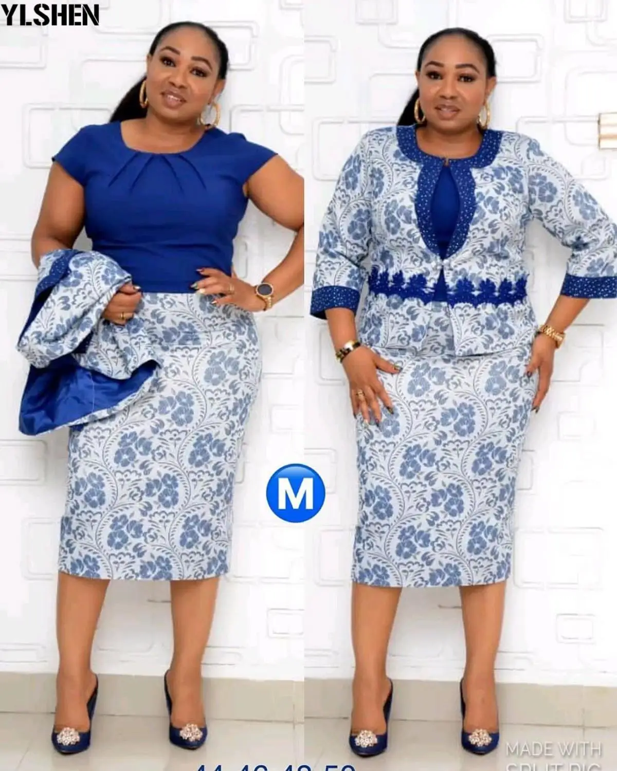 

African Dresses for Women 2 Piece Set Coat + Vest Dress African Clothes Bazin Ladies Fashion Robe Femme Dashiki Africa Clothing