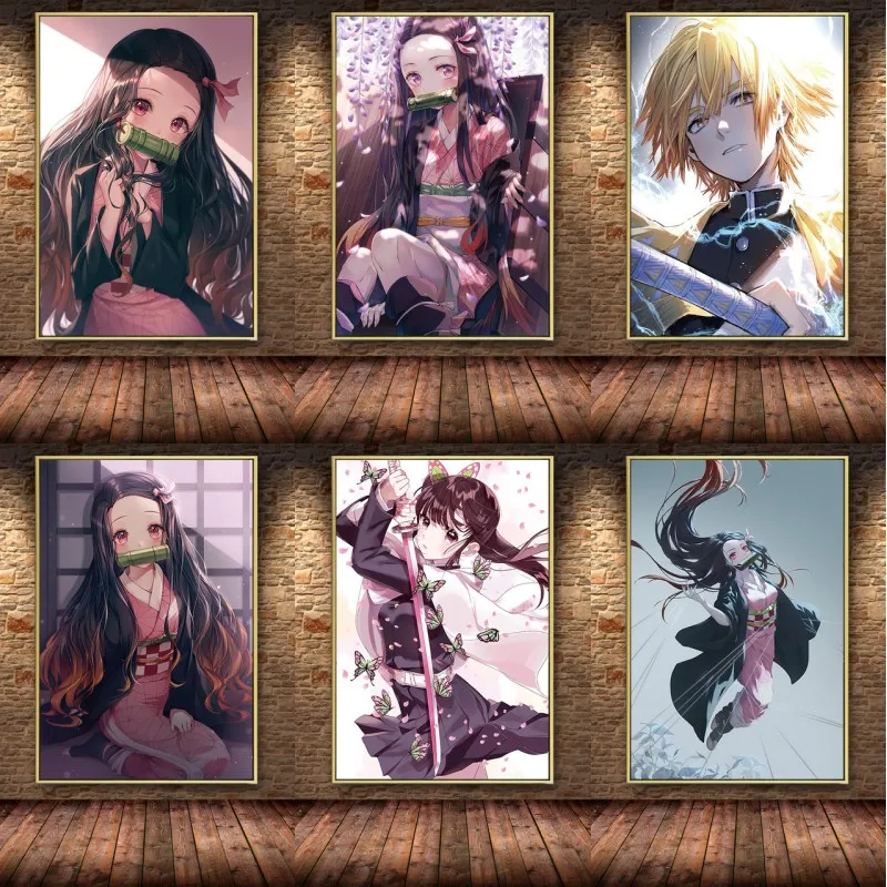 

Anime Kimetsu Demon Slayer Picture 5D DIY Diamond Painting Square/Round Full Drill Mosaic Cross Stitch Kit Artist Home Decor