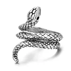 Кольцо для женщин и девушек, змея, улыбка, модное мужское ювелирное изделие, регулируемое кольцо в стиле панк, хип-хоп, бохо, лягушка