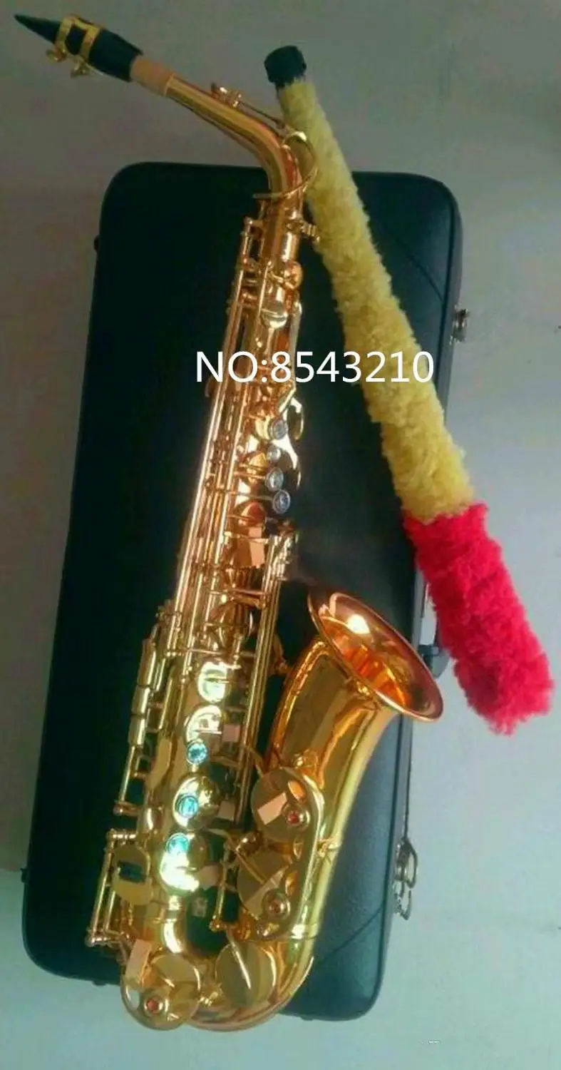 Альт-саксофон Eb Sax латунные инструменты с золотым покрытием музыкальный