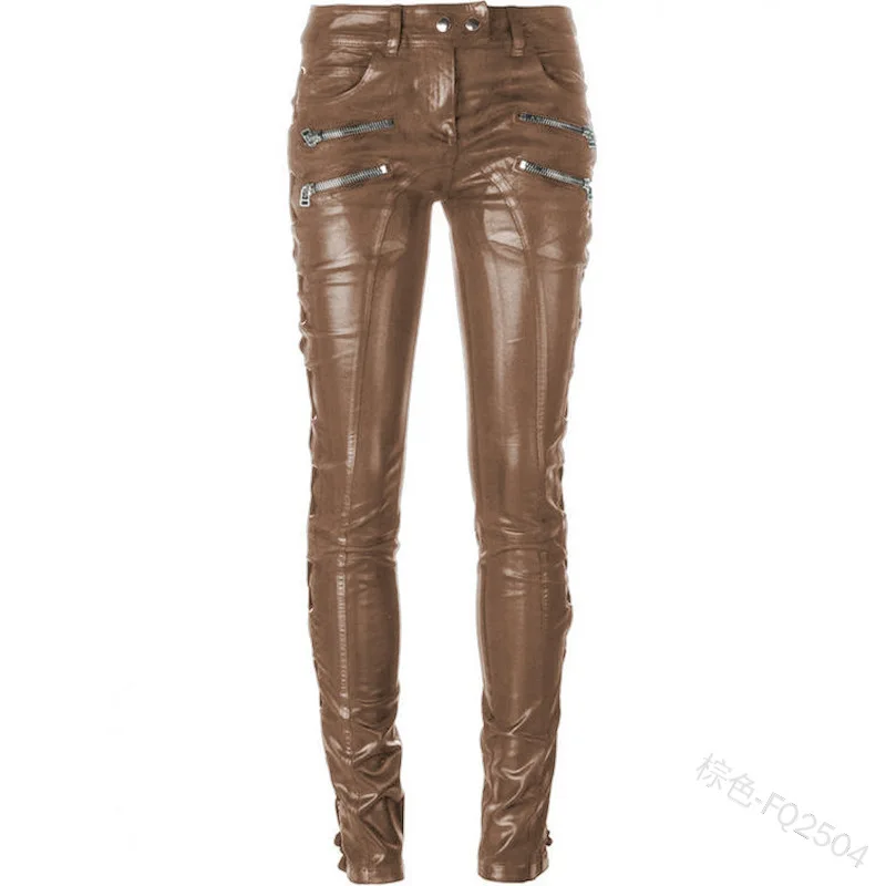 Модные женские облегающие брюки для ночного клуба бара вечерние готические