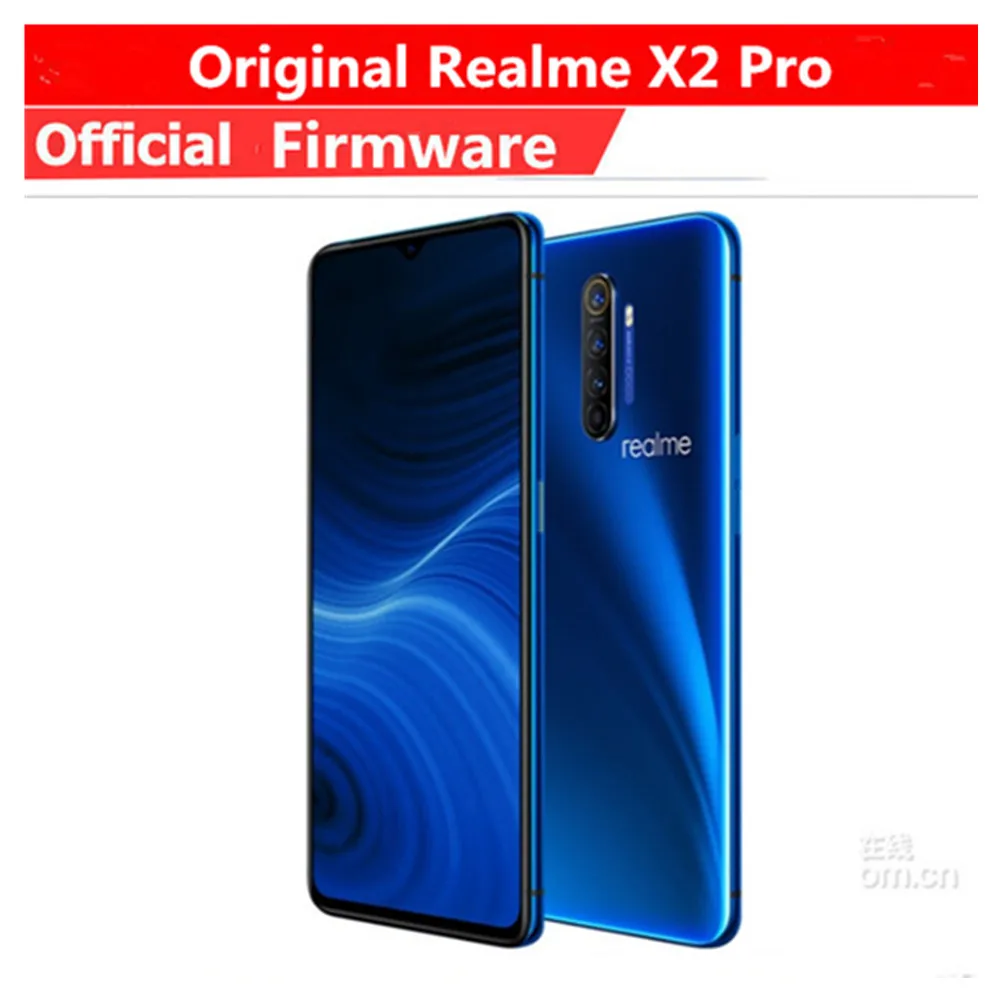 Бесплатная доставка Realme X2 Pro телефон с бесплатной Sim картой Snapdragon 855 Plus Android 9 0 6 5