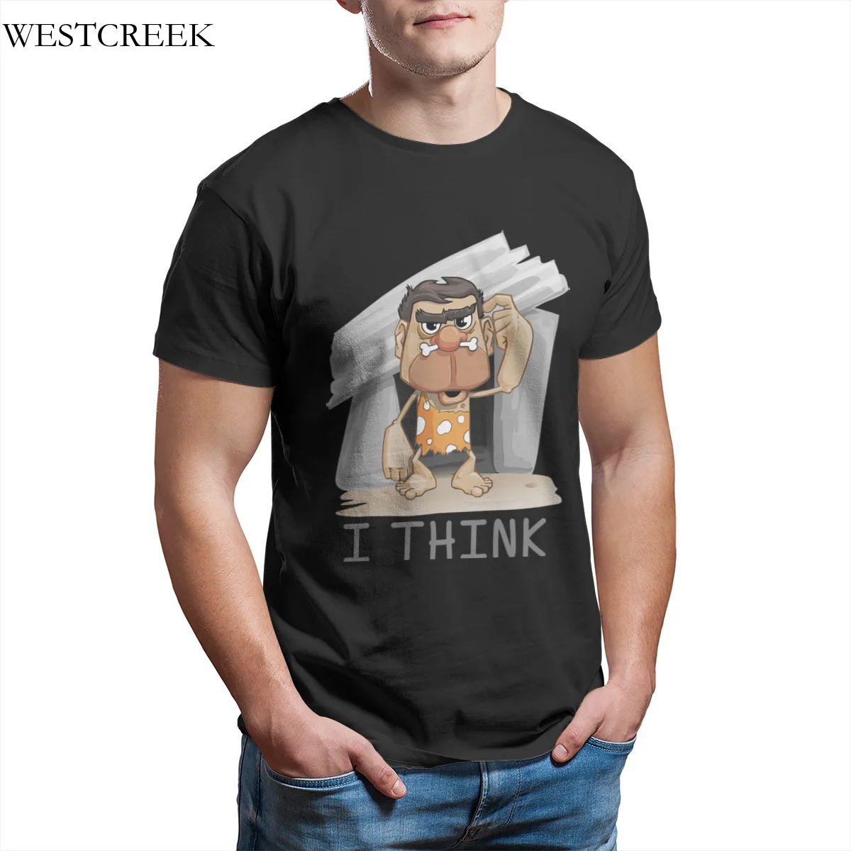 

Wholesale Men's T-Shirt I think Short Sleeve 4XL 5XL 6XL Cool Tshirts 33261