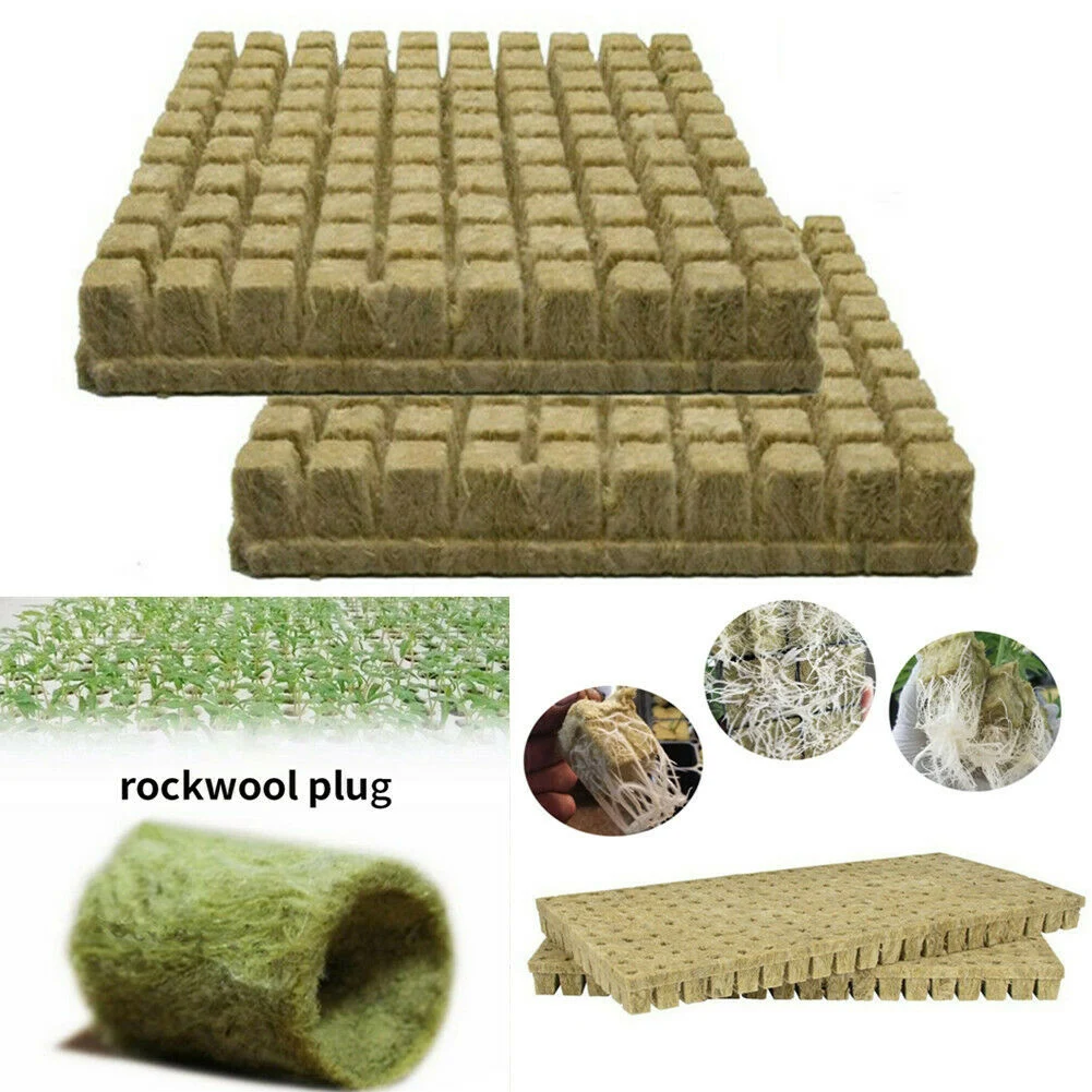 Пробки для выращивания каменной ваты на гидропонике 50 шт. | Дом и сад
