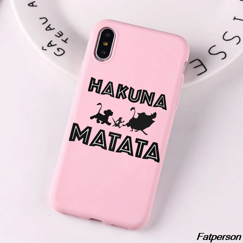 Для iPhone 6S 5S SE 7 7Plus 8 8Plus X XS Max Розовый Мягкий ТПУ силиконовый матовый чехол Fundas Coque