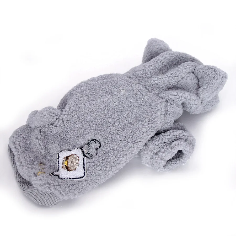Winter Dog Clothes Hoodies Pet Puppy Dog Coat Autumn Pink Cotton Thick Clothes For Small Medium Dog Clothing