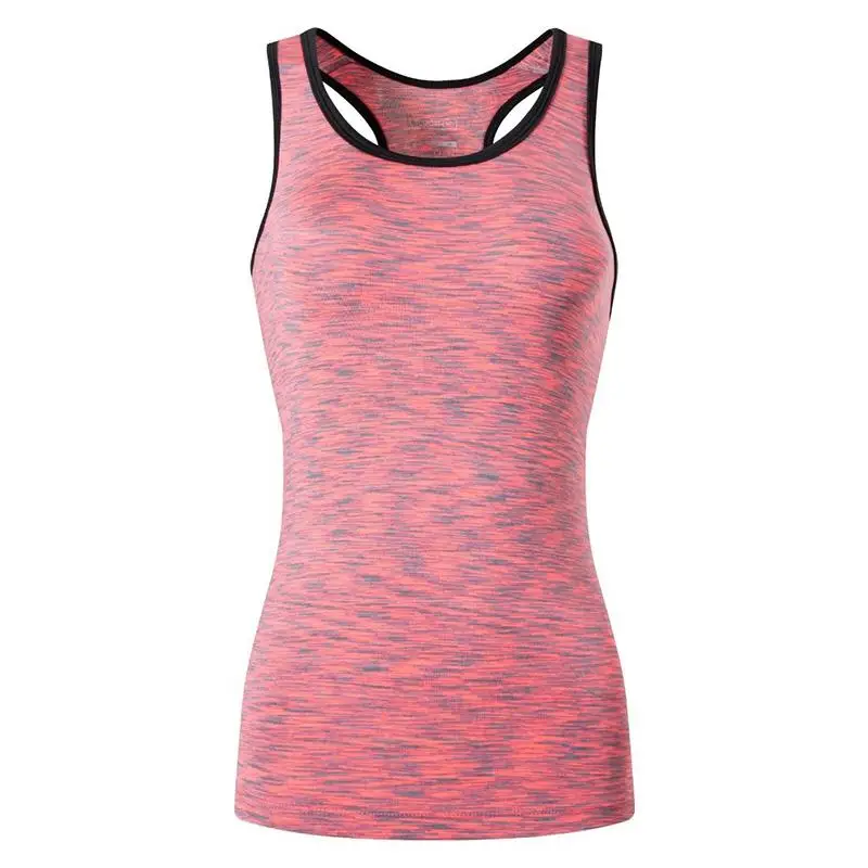 Jeansian Для женщин быстрое высыхание Slim Fit безрукавки для Tanktops безрукавная майка сорочка SWT241 розовый