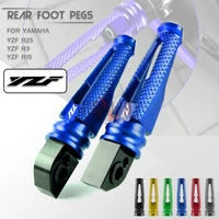 motorcycle rear passenger foot pegs pedals footrest scooter foot peg pedal for yamaha yzf r1m yzf r1s yzfr6 yzf r6