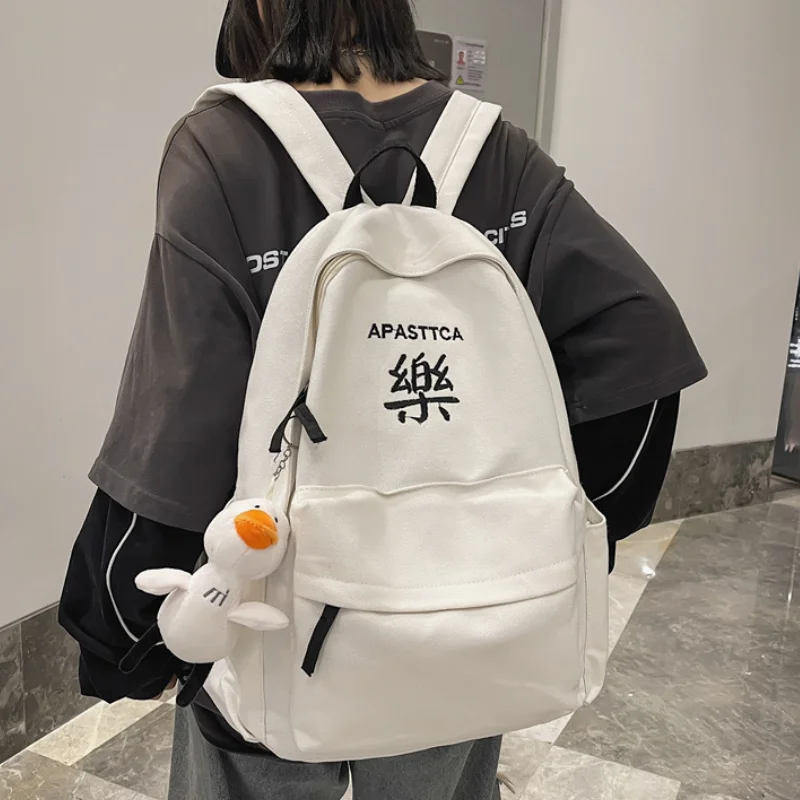 

New Japanese and Korean Style Female Backpack Book School Bag for Teenage Girls Boys Student Women's Travel Rucksack Big Size