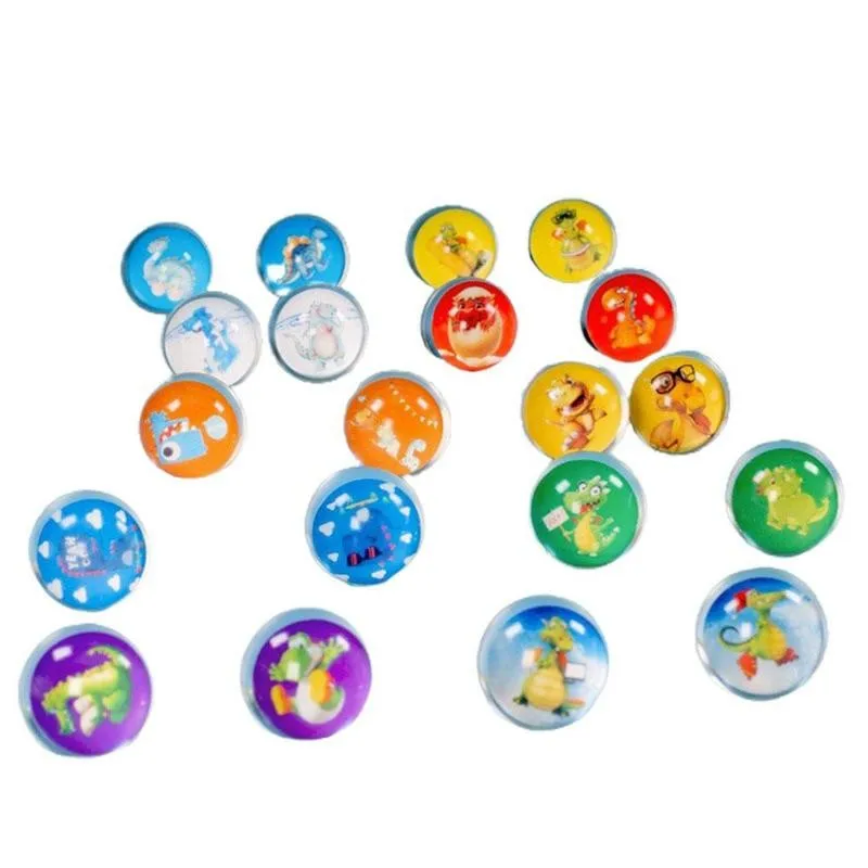 

29mm Bouncing Ball Transparent Toy Ball Floating Bouncing Child Elastic Rubber Ball Children Funny Toy