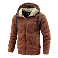 winter mens hoodies thick fleece hooded sweatshirts men warm lamb cashmere casual jackets coats men streetwear plus size l 8xl