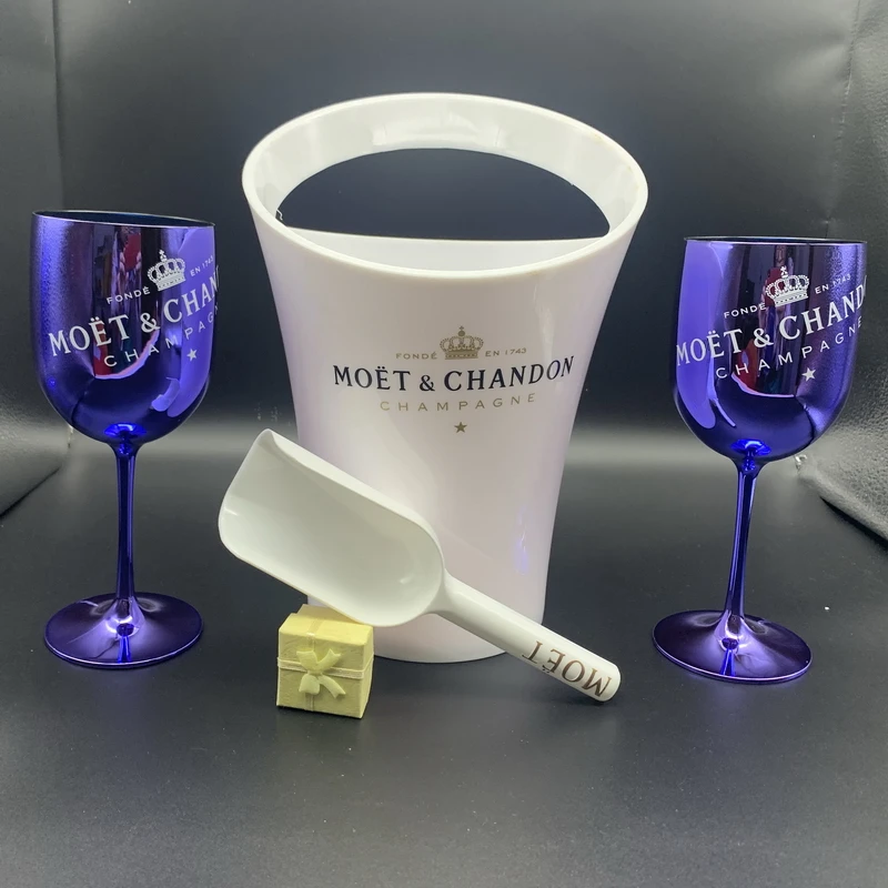 2 чашки 1 ведро для льда новинка бокал шампанского пластиковый охладитель вина
