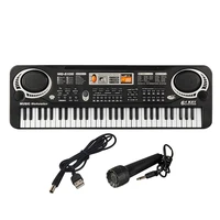 quality kids music piano keyboard 61 keys piano keyboard toys with microphone piano toy gift for beginners boys girls ages 3 12