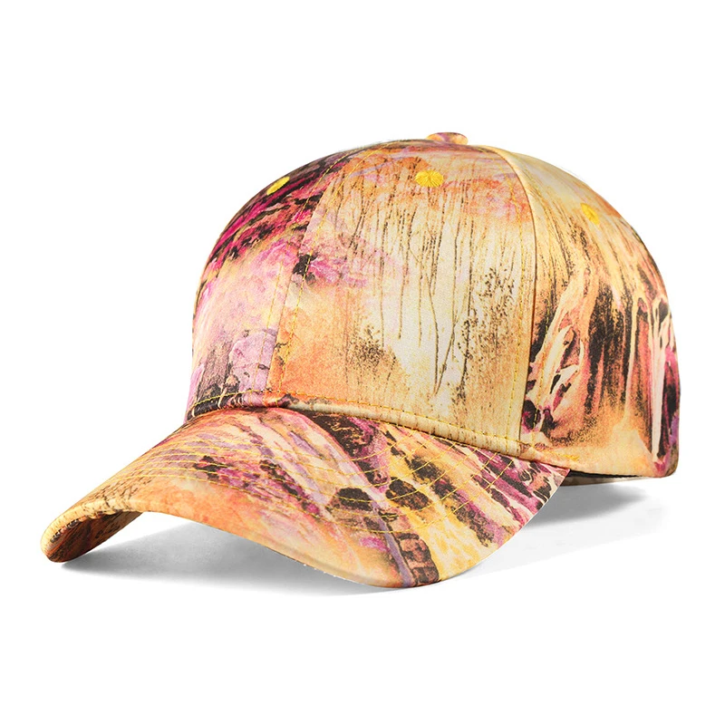 

Baseball Cap Women Snapback Dad Hat Hip Hop Adjustable 3D Print Curved Bill Sports Outdoor Summer Accessory