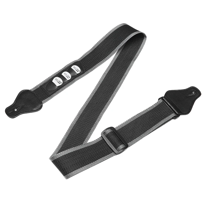 Регулируемый ремень для гитары чистый цвет карманы акустической бас|Детали и