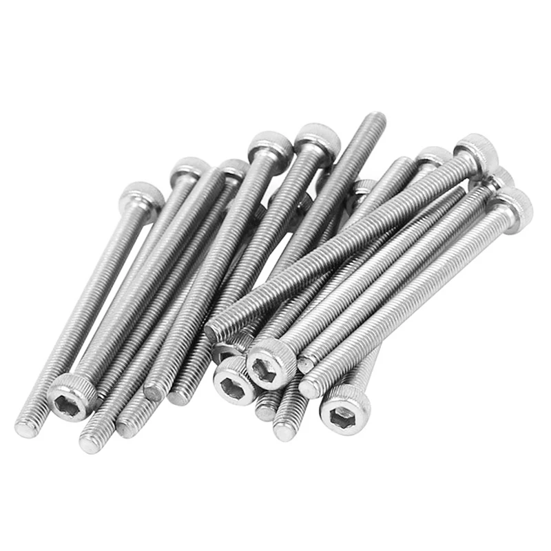 M3x45мм 0 5 мм Шаг болты гнездо с головкой шестигранный ключ винты 30 шт. |