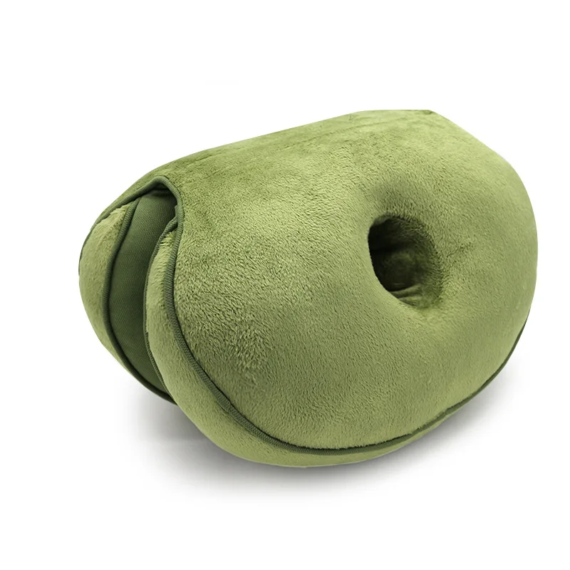 green Подушка для поясницы Coccyx защита лифтинг бёдер подушка для сиденья многофункциональные массажные на сиденья пены памяти для формирования Сексуальная Подушка Под ягодицы - Цвет: green