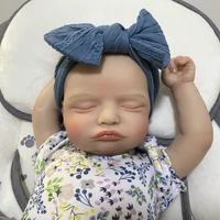 painted rosalie ready reborn baby doll 17 5 inches finished realistic cute baby vinyl cloth body 43cm surprise toy for girl gift