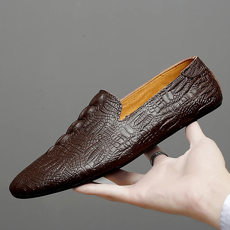 Мужская повседневная обувь Слипоны для вождения Мужские лоферы Zapatos De Hombre