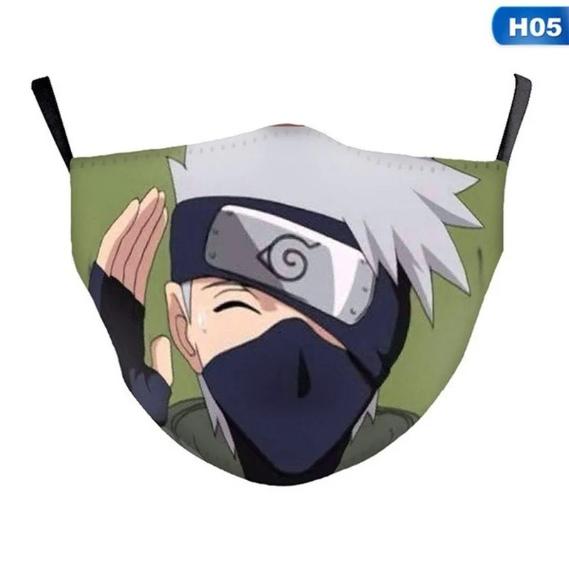 Модные маски для косплея аниме Akatsuki с принтом красных облаков подростковые