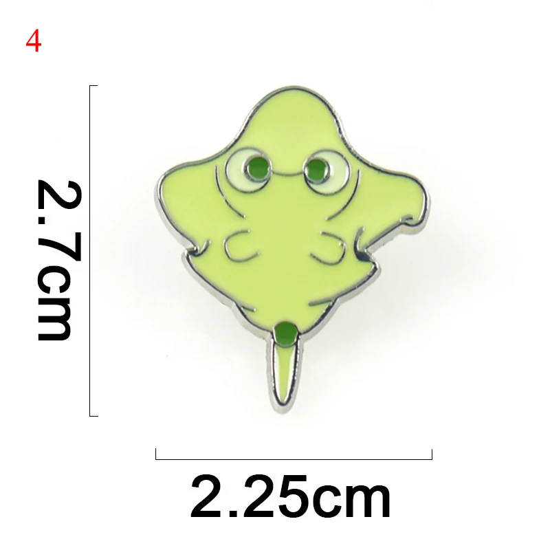 

Cartoon Chest Brooch Fashion Lapel Pin Backpack Badge Funny Jewelry Ocean Cutest Animals Sea Horse Devil Fish Brooch Enamel Pin