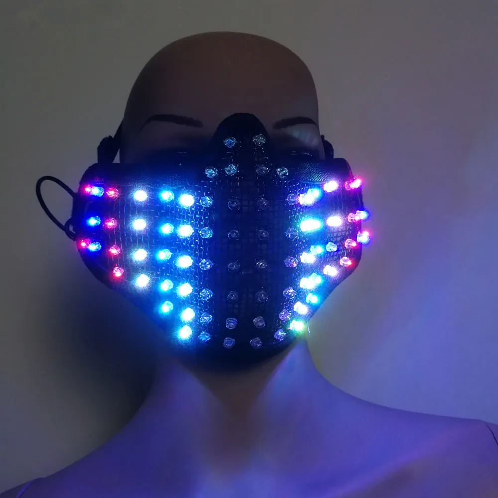 Бесплатная доставка красочные светодиодные маски герой защита лица ПВХ на день