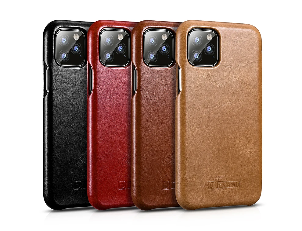 ICARER чехол из натуральной кожи для iPhone 11/Pro/Max роскошный флип-чехол для Apple iPhone 11 Pro Max чехол s