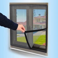 Custom size 8pcs 80x140cm Gray Household Window Screening Curtain Door