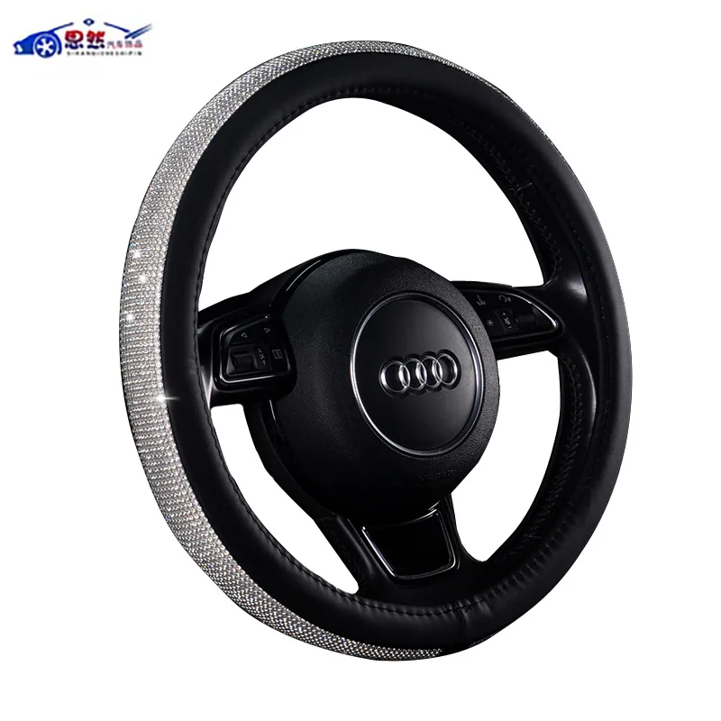 

Car Steering Wheel Set Set Drill Belt Drill Four Seasons Universal Set Car Accessories for Girls Steering Wheel Cover