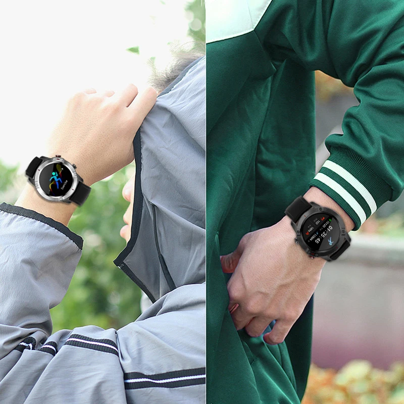 

Men'S Business Smart Watch Supports Bluetooth Calling 24 Hours Heart Rate Monitor Full Touch IP68 Waterproof Smart Watch