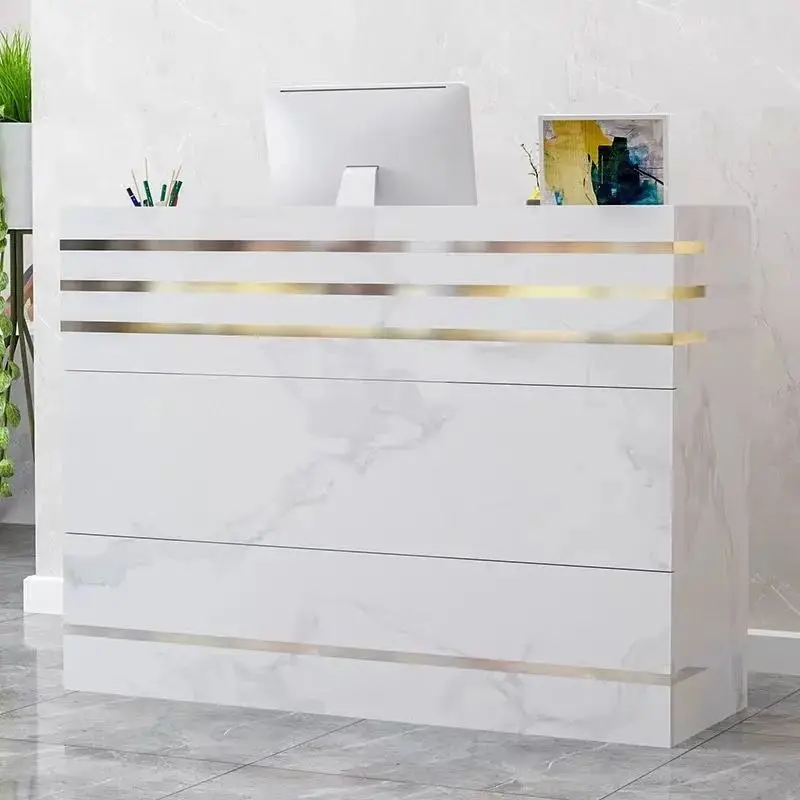 

Barber shop light luxury cashier clothing shop small counter beauty salon reception desk European commercial bar desk 책상