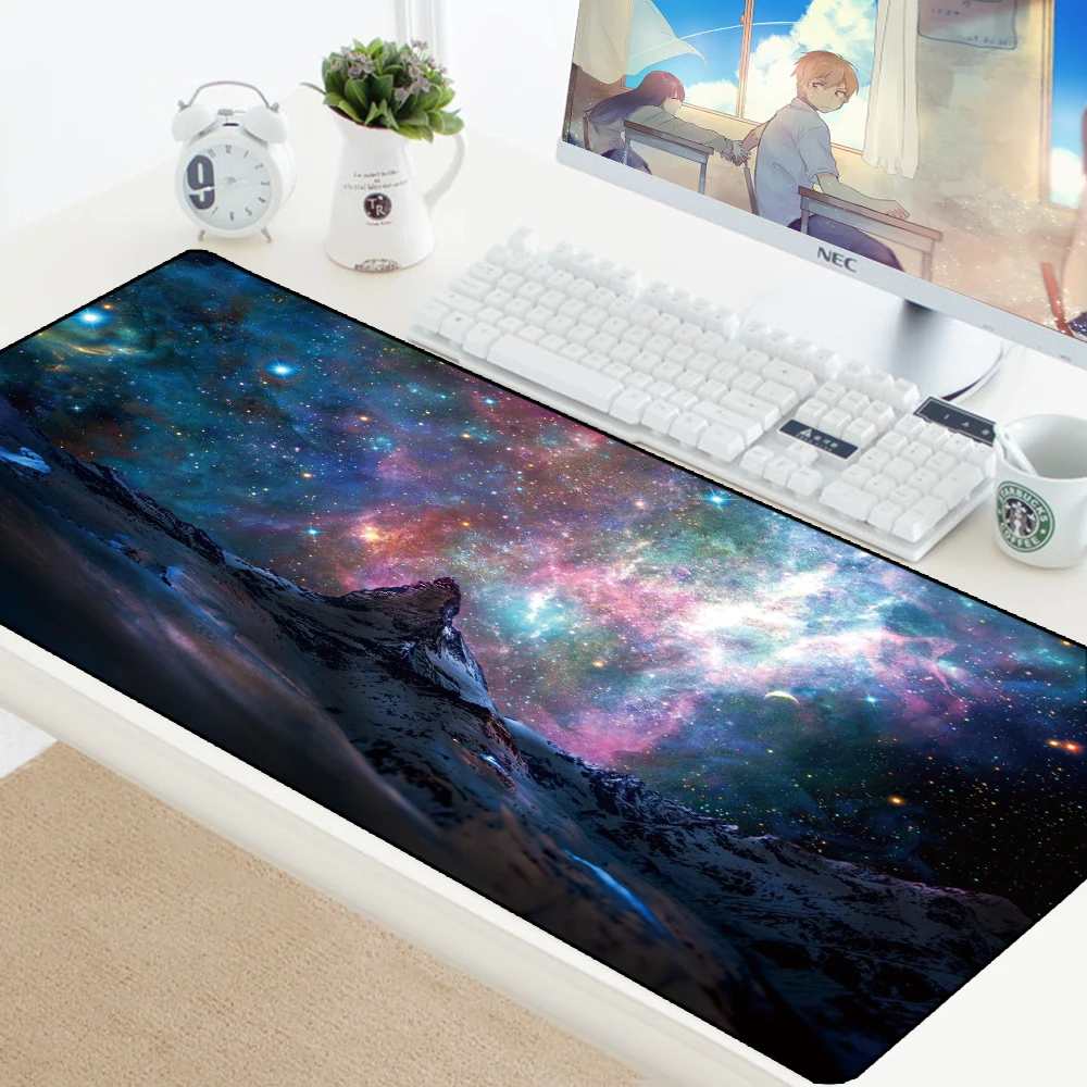Игровой коврик для компьютерной мыши Звездная ночь игровой ПК ноутбука прочный
