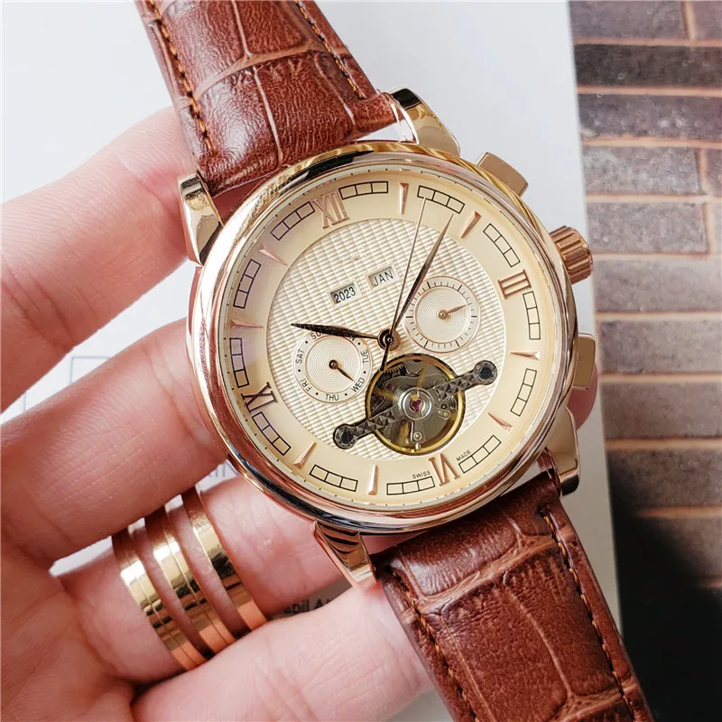 

Multifunction Tourbillon Automatic Watch Luxury Brand Waterproof Wristwatch High Quality Timepiece Wholesale
