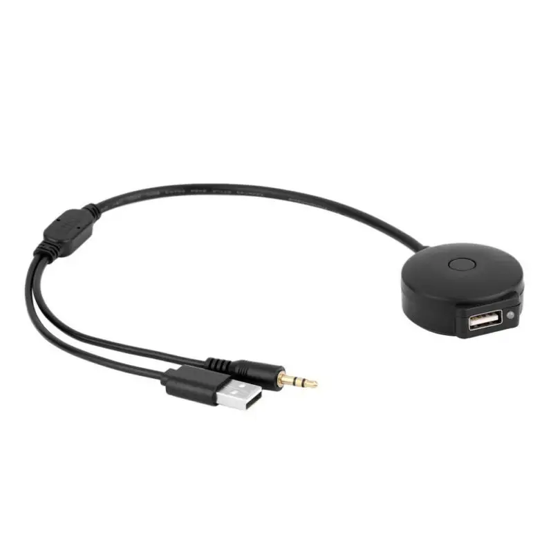 

AUX Adapter Cable Black Audio Connection For BMW Replacement Bluetooth USB