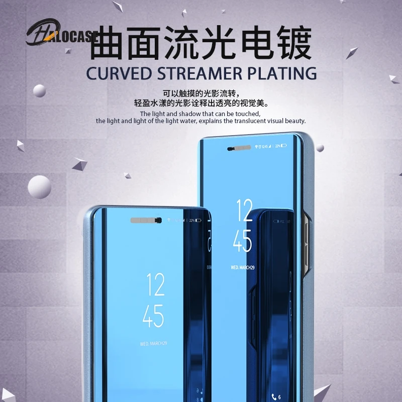 Умный защитный чехол с откидной крышкой для Samsung Galaxy S20 Ultra S 20 S8 S9 Plus S6 S7 Edge Note 8 9 10 Pro