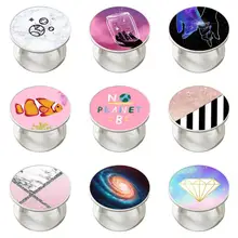 Round Foldable Finger through Phone Holder Mobile Phone Accessories Accessory Usage For suporte universal para celular carro