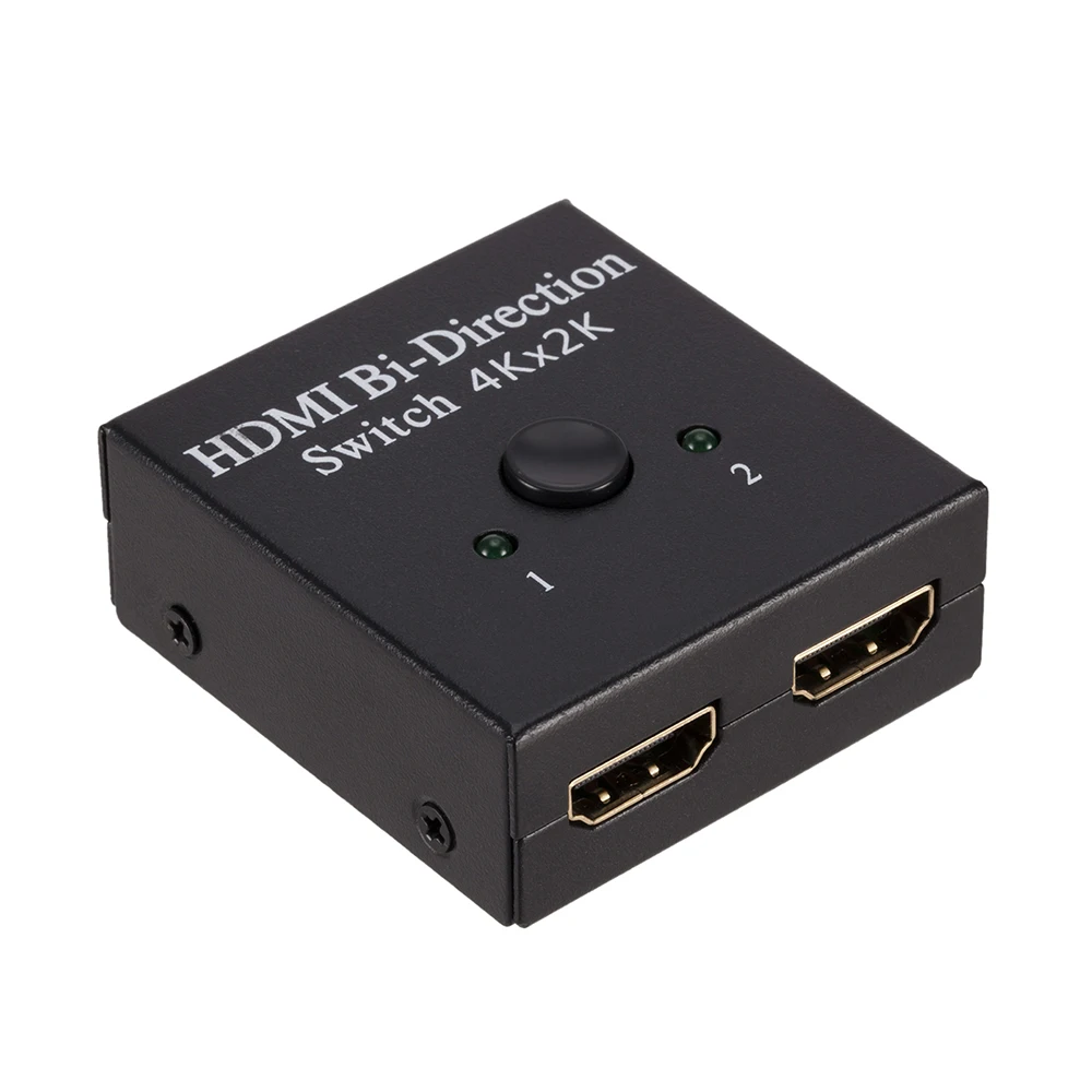 

4K 2 Ports Bi-Directional 1x2 / 2x1 HDMI-Compatible Switcher Splitter Supports Ultra HD 1080P 3D HDR HDCP For PS4 Xbox HDTV