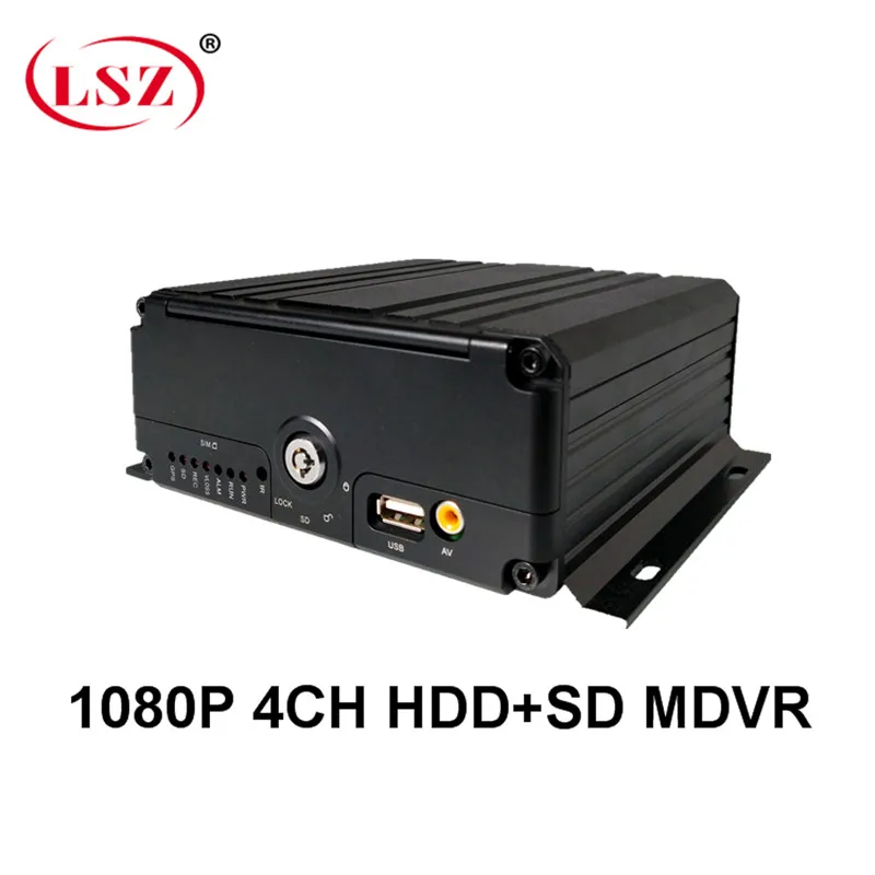 AHD MDVR Прямая поставка с завода 4-канальный HDD DVR грузовик запись мобильного 4ch меню