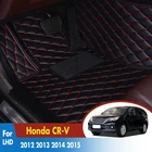 Автомобильные коврики для Honda CR-V CRV 2012 2013 2014 2015 2016 ковры на заказ коврики для салона автомобиля аксессуары для автомобиля-Стайлинг