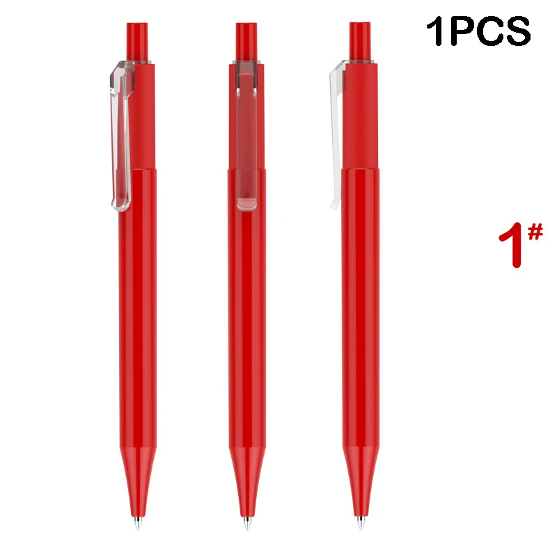 Прозрачная цветная шариковая ручка 1 0 мм черная чернильная рекламная подарочная