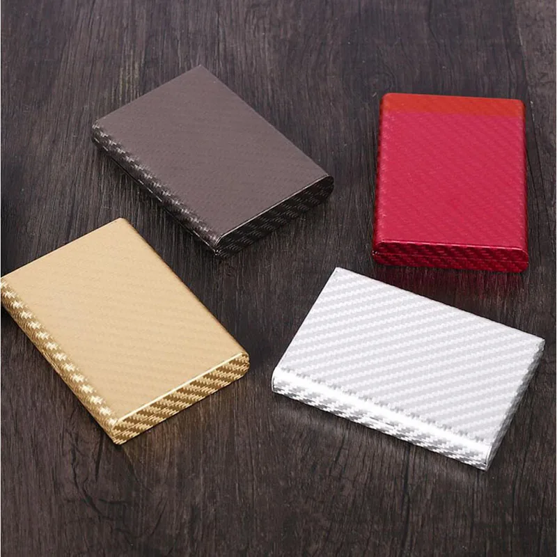 Плотный алюминиевый антимагнитный держатель для карт женщин и мужчин