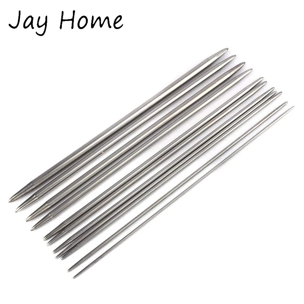 aliexpress.com - 5Pcs Stainless Steel Knitting Needles 2-4mm Double Pointed Crochet Hook Sets Sweater Weaving Crochet Needles DIY Sewing Tools