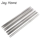 Спицы для вязания, 2-4 мм, из нержавеющей стали, для вязания свитера, наборы Крюков, инструменты для шитья