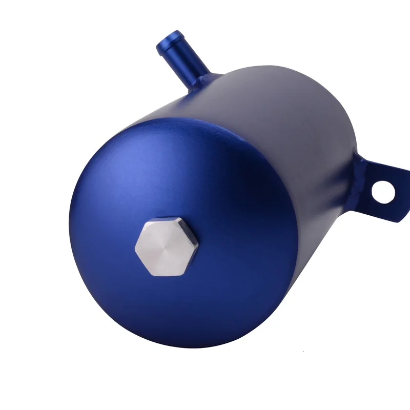 0.5L Universal Oil Catch Can Aluminum Racing Reservoir Breather Fuel Tank With Air Filter Engine Parts | Автомобили и мотоциклы