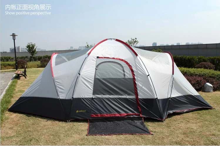 Большая палатка на 5 8 человек две спальни одна гостиная семейная для кемпинга