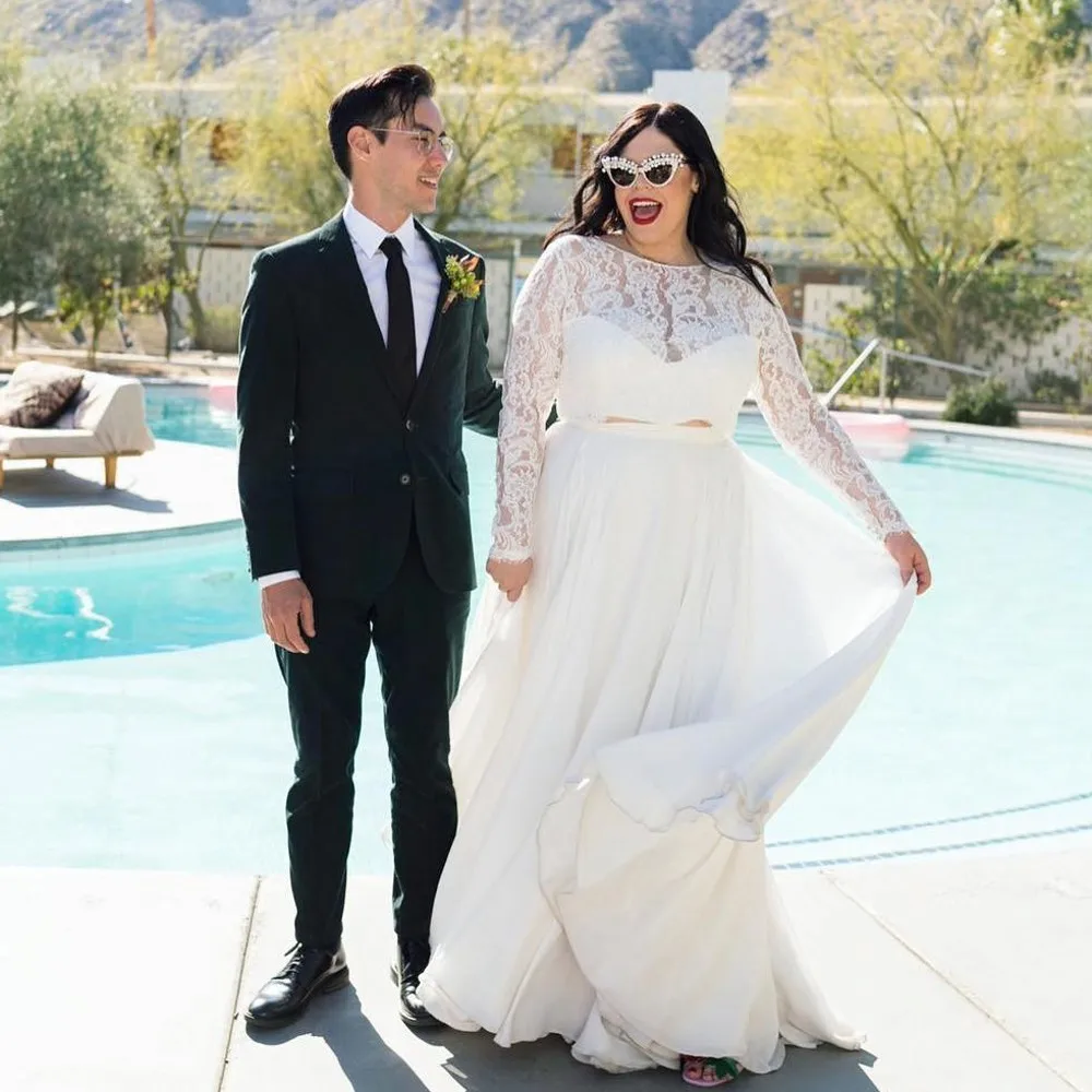 

Бохо пляжные богемные Свадебные платья 2020 женские размера плюс платья невесты