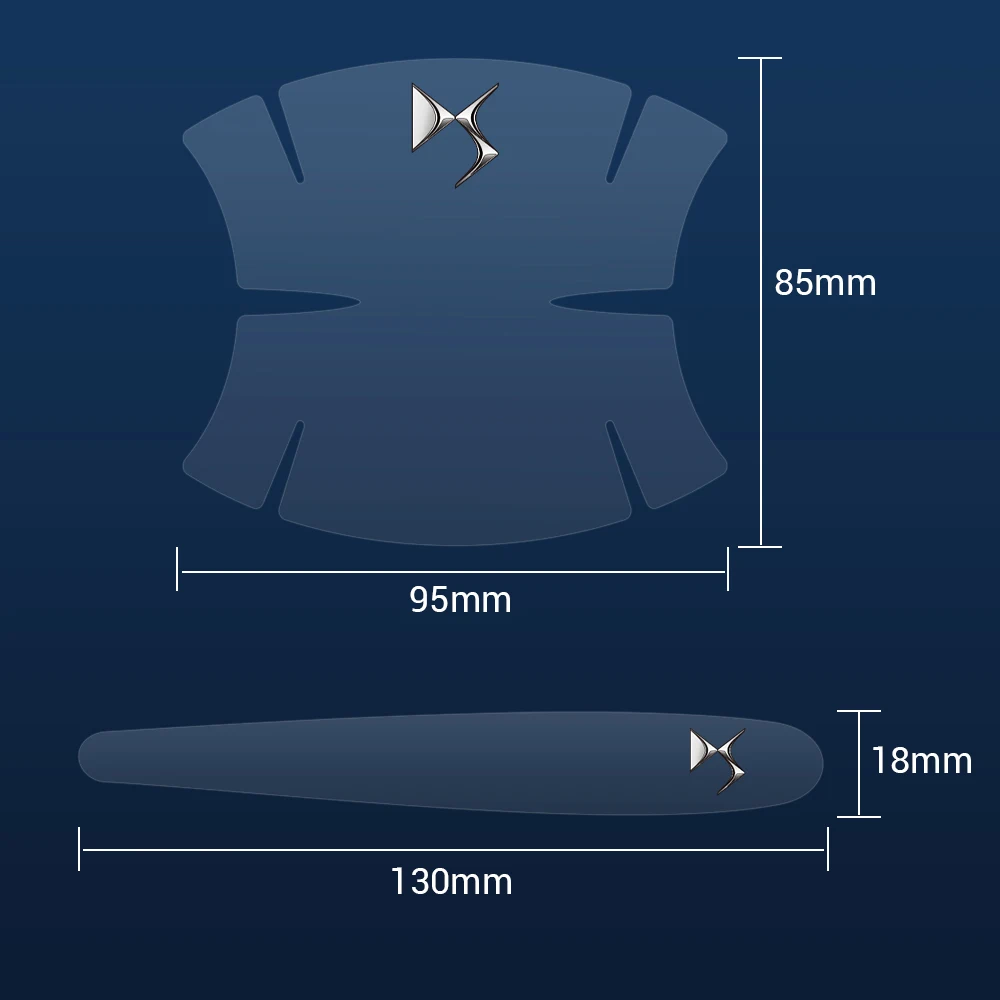 Прозрачная защитная пленка на дверную ручку автомобиля наклейки против царапин