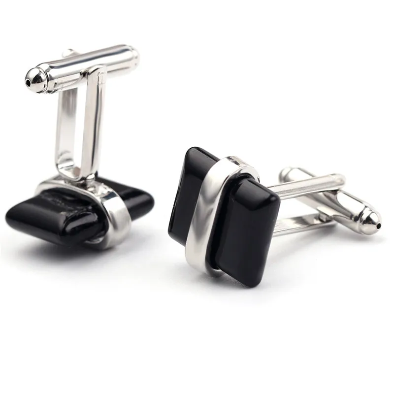 Ювелирные изделия для мужчин брендовые высококачественные Квадратные запонки